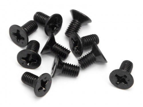 HPI SPARES FLAT HEAD SCREW M3X6MM (10PCS)