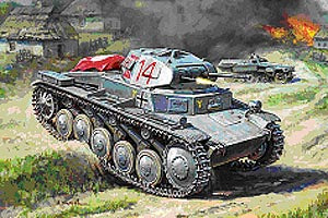Zvezda 1/72 German Panzer II 6102