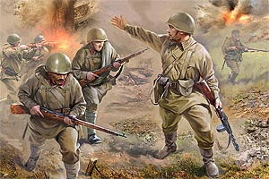 Zvezda 1/72 Soviet Infantry 1941 6103
