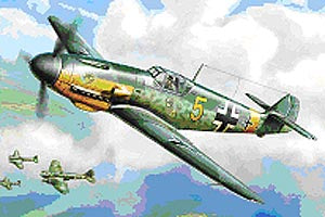 Zvezda 1/144 Messerschmitt Bf 109F-2 6116