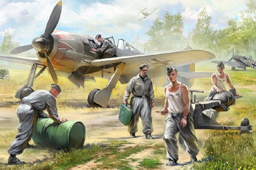 Zvezda 1/72 German Lufwaffe Ground Crew 6188