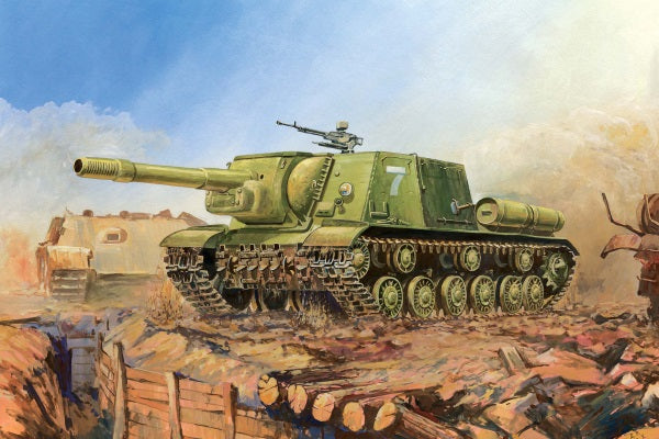 Zvezda 1/100 SELF PROPELLED GUN ISU-152 6207