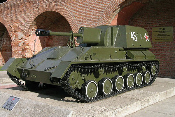 Zvezda 1/100 SU-76M SOVIET SP GUN 6239