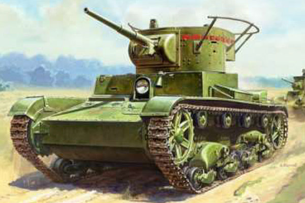 Zvezda 1/100 T-26 MOD 1933 6246