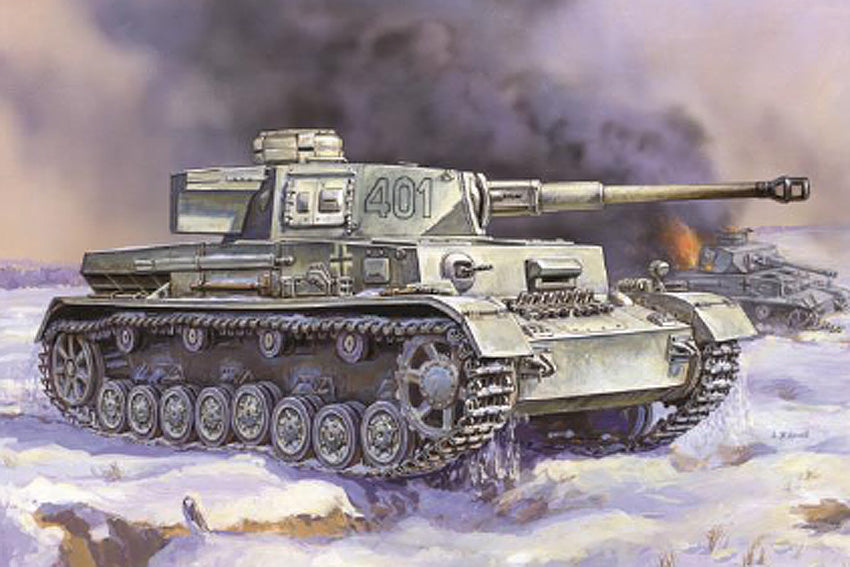 Zvezda 1/100 PANZER IV LONG GUN 6251