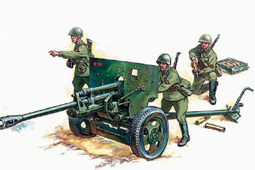 Zvezda 1/72 ZIS-3 SOVIET GUN 6253