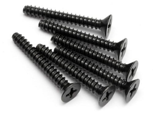 HPI SPARES TP. FLAT HEAD SCREW M4X30MM (6PCS) (HPI7)