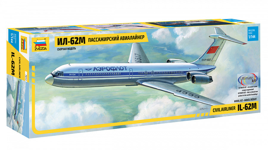 Zvezda 1/144 Soviet Civil airliner IL-62M 7013