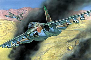 Zvezda 1/72 Sukhoi Su-25 Frogfoot Soviet Attack Aircraft 7227