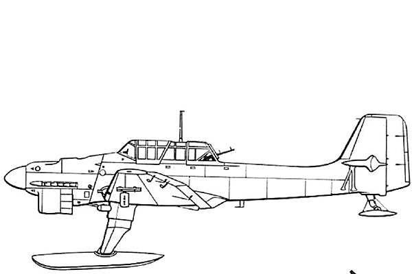 Zvezda 1/72 JU-87 STUKA W/SKI 7323