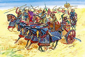 Zvezda 1/72 PERSIAN CHARIOT AND CAVALRY 8008