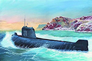 Zvezda 1/350 K-19 Soviet Nuclear Submarine Hotel Class 9025