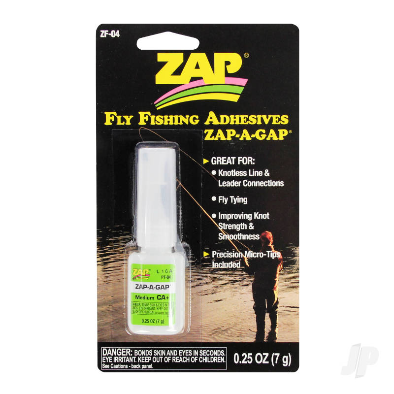 Fly Fishing Adhesives Zap-A-Gap Medium (0.25oz 7g)