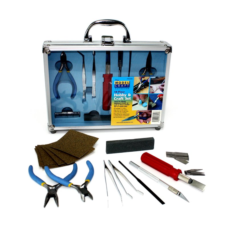 Modelcraft 18 Piece Hobby and Craft Set