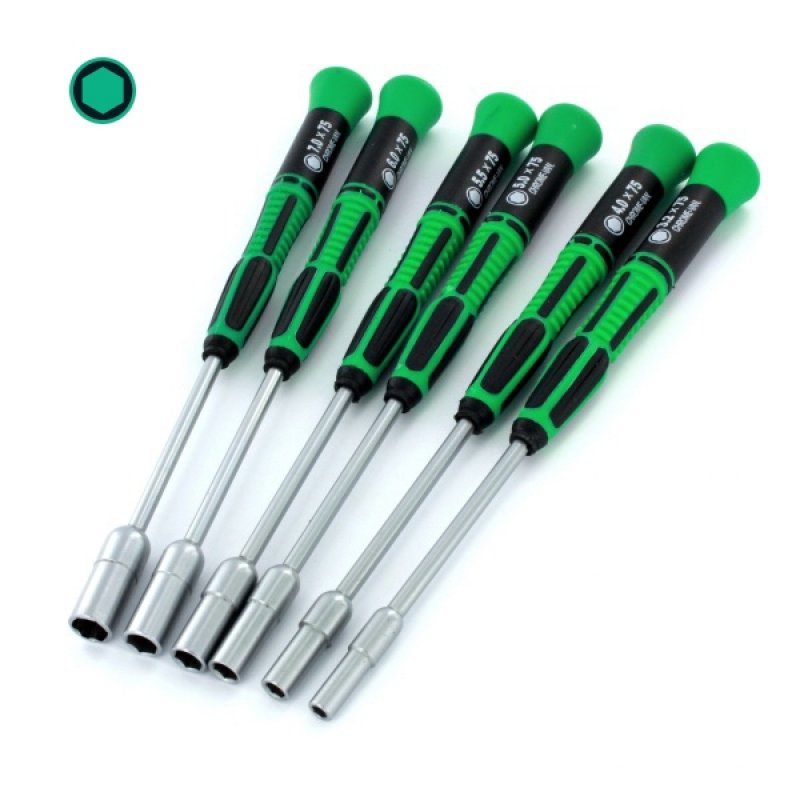 6 Piece Nut Driver Prescision Screwdriver Set