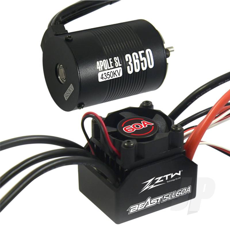 1:10 Beast SLL Combo with 60A ESC + 4P SL 3650B 4350Kv Motor