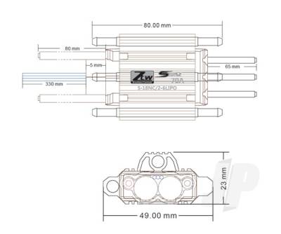 Seal 70A SBEC ESC (2-6 Cells)