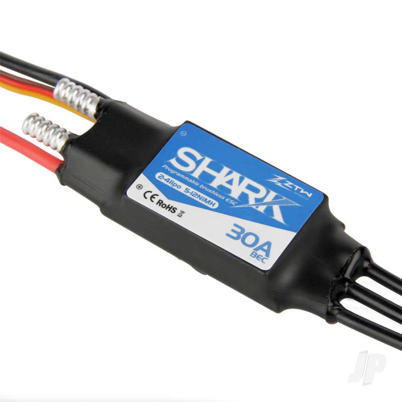 Shark Marine 30A BEC ESC (2-4 LiPo) (Water-cooled)