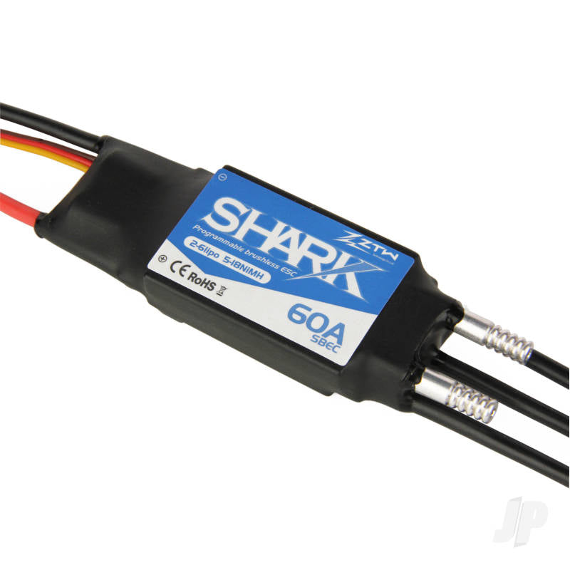 Shark Marine 60A BEC ESC (2-6 LiPo) (Water-cooled)