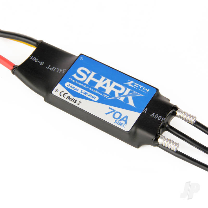 Shark Marine 70A BEC ESC (2-6 LiPo) (Water-cooled)