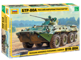 Zvezda 1/35 Russian personal armored carrier BTR-80A 3560