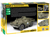 Zvezda 1/35 Soviet Armored Reconnaissance Vehicle BDRM-2 3638