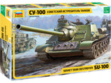 Zvezda 1/35 Soviet SU-100 Tank Destroyer 3688