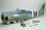 Fuselage for BH Sea Fury 33cc